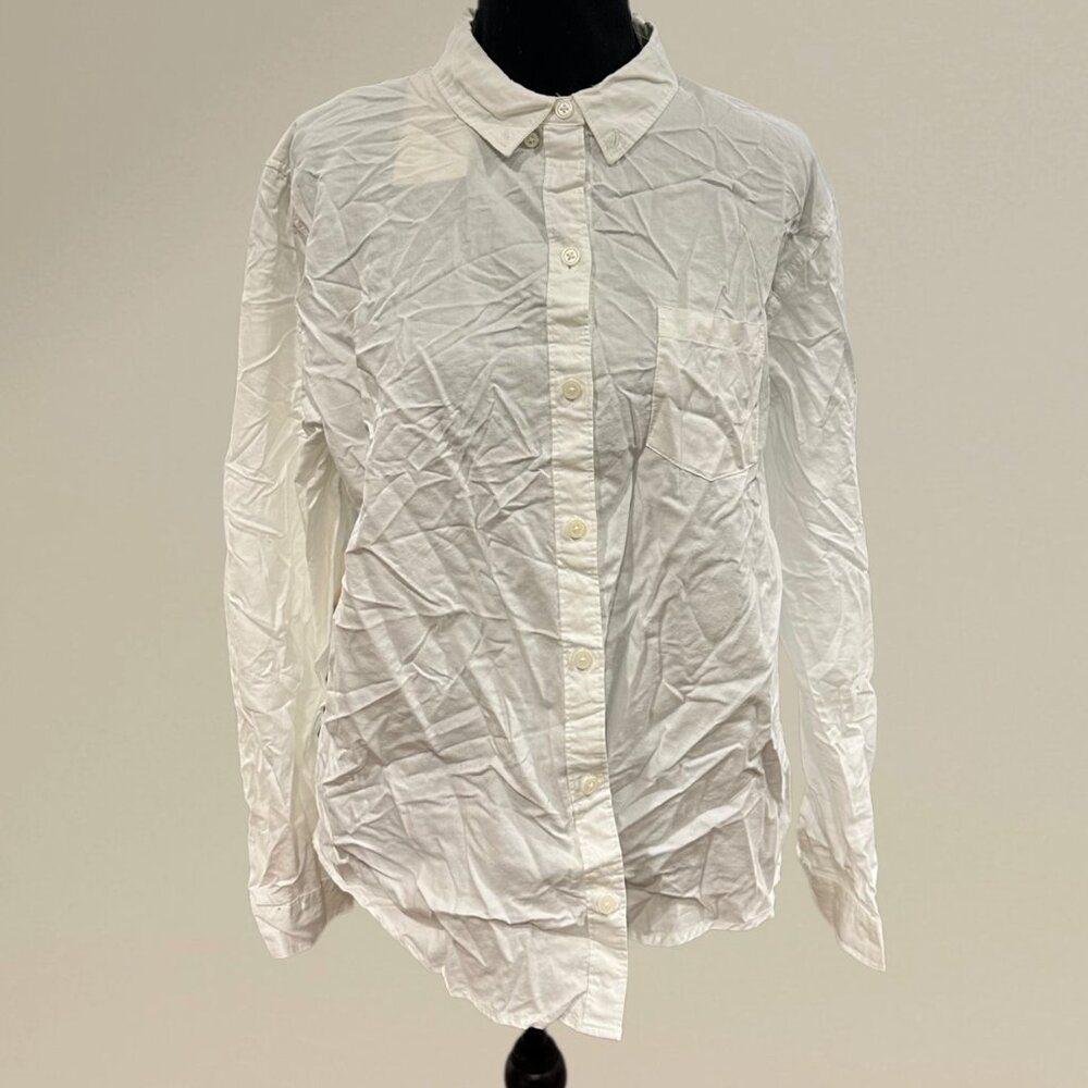 Classic White Button-Up Shirt